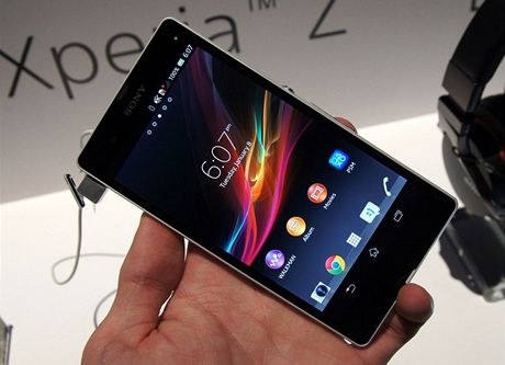 Sony Xperia Z na veletrhu CES v Las Vegas