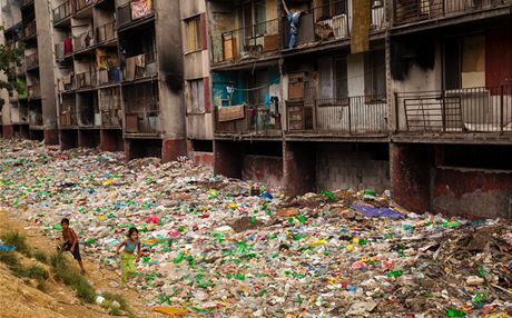 Romské ghetto na sídliti Luník IX.