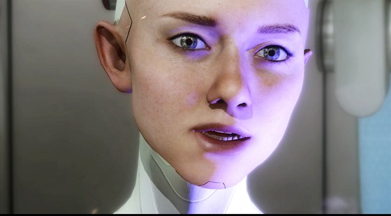 Obrázek z technologického dema Kara od Quantic Dream
