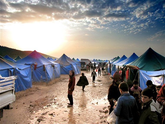 Uprchlický tábor Dstojnost v Sýrii