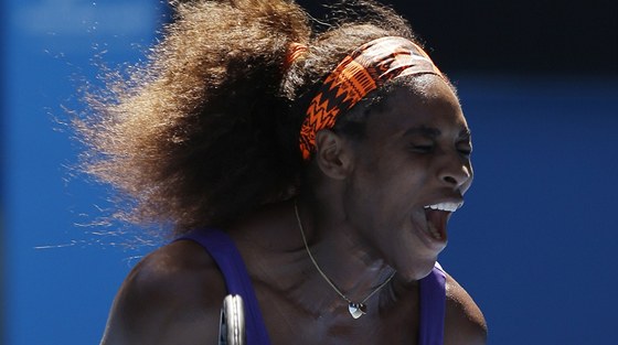 ZLOBÍM SE. Serena Williamsová vypadla na Australian Open ve tvrtfinále.