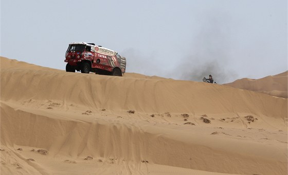 ESKÝ LESK V POUTI. Ale Loprais s kamionem tatra pi Rallye Dakar 2013.