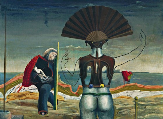 Max Ernst: Femme, viellard et fleur, 1924