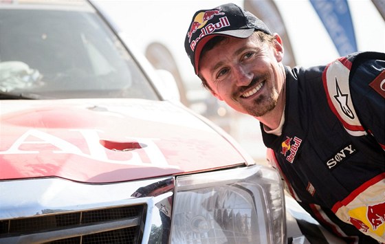 Bývalý polský skokan na lyích Adam Malysz coby závodník na Rallye Dakar