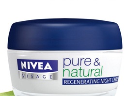 Regeneran non krm Pure & Natural s arganovm olejem, Nivea, 150 korun