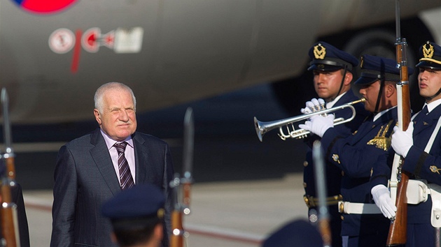 Prezident Václav Klaus pi státní návtv jihoamerického Chile. (26. ledna