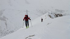 Výstup na Col Bechei de Sora (2794 m) v Dolomitech.