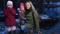 Jachtařka Lenka Šmídová s dcerami Viktorií a Olivií. Jachtařka Lenka Šmídová s dcerami Viktorií a Olivií.