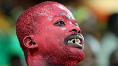 Během Afrického poháru národů jsou v hledišti pestrobarevní fanoušci. Toto je... Během Afrického poháru národů jsou v hledišti pestrobarevní fanoušci. Toto je...