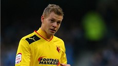 Matěj Vydra v dresu Watfordu Matěj Vydra v dresu Watfordu