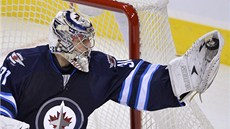 Ondej Pavelec z Winnipegu Jets