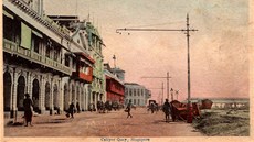 Singapur Collyer Quay 1920