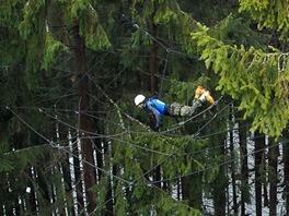 Krlovsk dvoudenn etapa extrmnho zvodu Winter Survival v Jesenkch