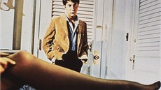 Plakát k filmu Absolvent, v nm si zahrál Dustin Hoffman (1967).