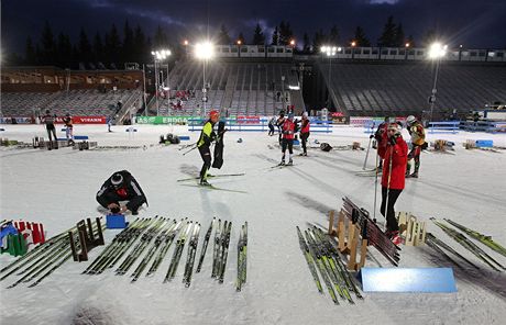 TRNINK. Ped slavnostnm zahjenm MS v biatlonu v Novm Mst.