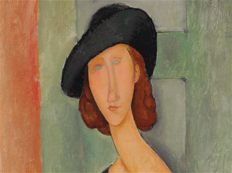 Amedeo Modigliani: Jeanne Hébuterneová (v klobouku)