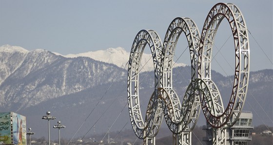 Olympijské kruhy v Soi