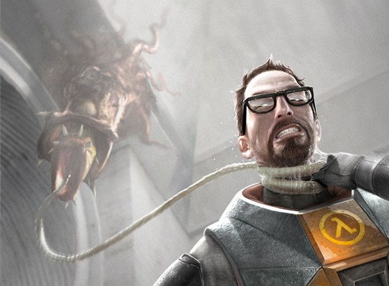 Hlavní hrdina série Half-Life, kterým je Gordon Freeman.