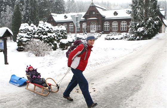 Budova Letních lázní v Karlov Studánce