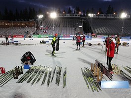 TRNINK. Ped slavnostnm zahjenm MS v biatlonu v Novm Mst.