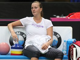 FED CUP SE BL͎. Tenistku Petru Kvitovou ekaj o vkendu utkn ve Fed Cupu.