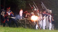 Rekonstrukce bitvy u Chlumce z roku 1813 Rekonstrukce bitvy u Chlumce z roku 1813