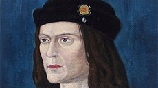 Portrét Richarda III. v Leicesterské katedrále 