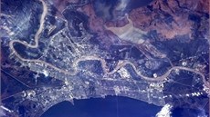 Obrázek New Orleans z ISS