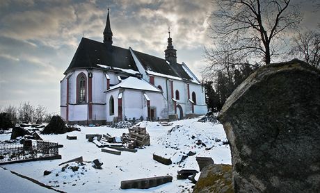 Hbitov U Vech svatých v Plzni na Roudné. 