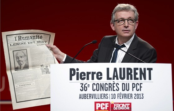 leny s novinkou seznámil sekretá PCF Pierre Laurent na 36. sjezdu strany.