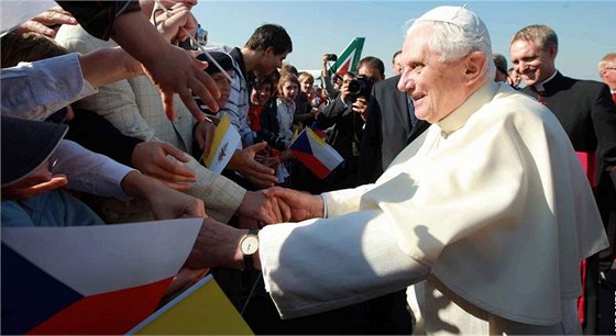 Pape Benedikt XVI. navtívil esko v záí 2009.