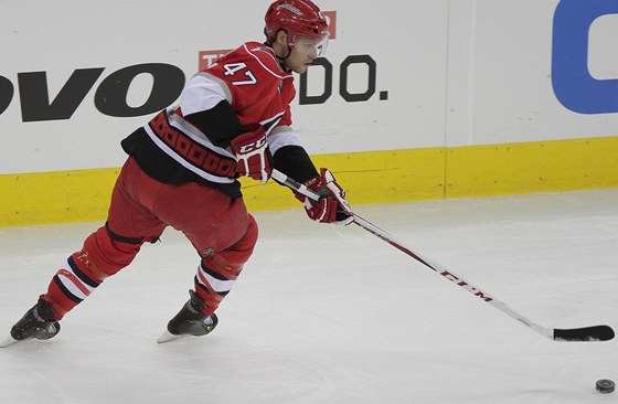 PEKROIL JORDÁN. Michal Jordán si poprvé zahrál NHL,  oblékl dres Caroliny.