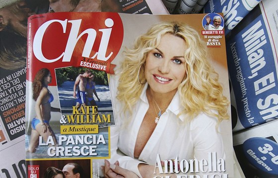 Italský magazín Chi zveejnil fotky thotné manelky prince Williama v bikinách