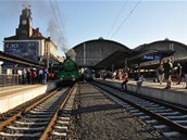 Vlaky z Berouna koní na praském Hlavním nádraí.
