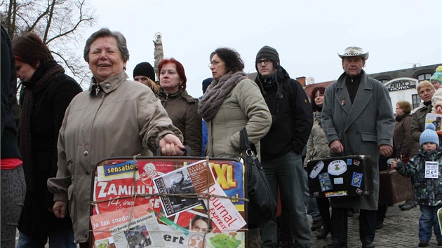 Masarykovo nmst v Zbehu se v nedli odpoledne stalo mstem, na kterm padl v esku ojedinl rekord. 