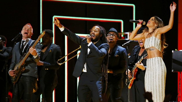 Grammy za rok 2012 - Sting, Ziggy Marley, Bruno Mars a Rihanna pi poct Bobu Marleymu