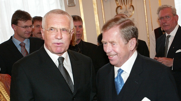 Vclav Klaus a Vclav Havel