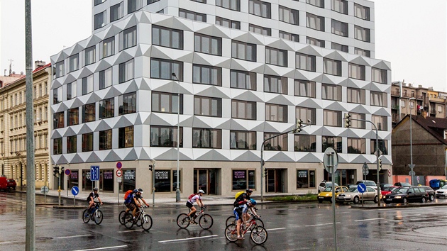 Budova Keystone v Karln z roku 2012 se inspiruje kubismem.