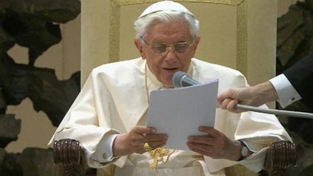 Pape poprv od rezignace promluvil k vcm.