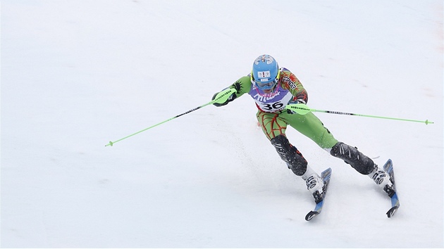 Slovensk slalom Adam ampa se lou se svtovm ampiontem ve Schladmingu.