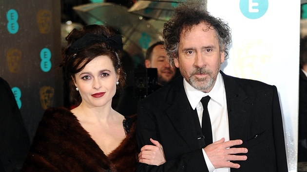 Helena Bonham Carterov a Tim Burton (10. nora 2013)