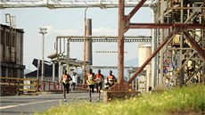 Specialitou půlmaratonu v Ústí nad Labem je, že atleti běží i přes jindy Specialitou půlmaratonu v Ústí nad Labem je, že atleti běží i přes jindy