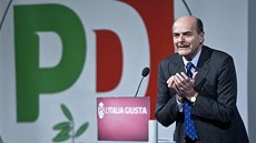 Pier Luigi Bersani bhem volební kampan, ím 7. února 2013