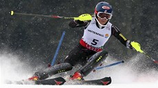 VÍTĚZKA. Americká lažařka Mikaela Shiffrinová si ve Schaldmingu jede pro VÍTĚZKA. Americká lažařka Mikaela Shiffrinová si ve Schaldmingu jede pro