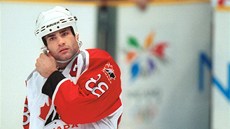 Kanaan Eric Lindros pi olympijském hokejovém turnaji v Naganu (únor 1998)