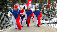 Návtvníci mistrovství svta v biatlonu v Novém Mst na Morav si atmosféru