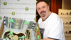 Pavel Vohnout z Maxim Turbulenc při oslavě padesátých narozenin Pavel Vohnout z Maxim Turbulenc při oslavě padesátých narozenin