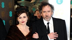 Helena Bonham Carterová a Tim Burton (10. února 2013)