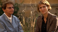 Dagmar Lieblová, která přežila koncentrační tábor Terezín a Ester Janečková při Dagmar Lieblová, která přežila koncentrační tábor Terezín a Ester Janečková při