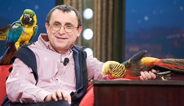 Ředitel soukromé zoo René Franěk v Show Jana Krause. Ředitel soukromé zoo René Franěk v Show Jana Krause.